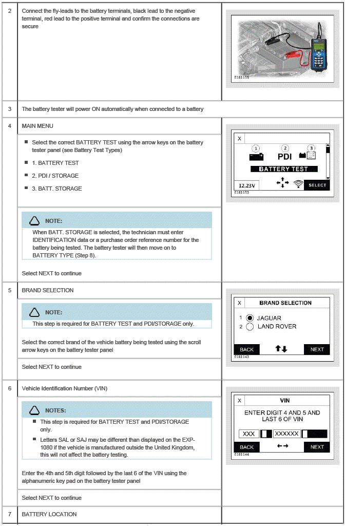 Battery Diagnostics - 12 Volt Midtronics EXP-1080 JLR Hand-Held Battery Diagnostic Tool